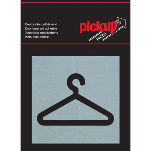 Pickup Pictogram garderobe aluminium