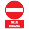 Pickup Pictogram geen ingang 23 x 33 cm