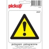 Pickup Pictogram gevaar 10 x 10 cm