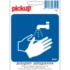Pickup Pictogram handen wassen 10 x 10 cm