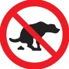 Pickup Pictogram hier geen hondenpoep  Ø 30 cm