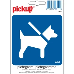 Pickup Pictogram honden aan de lijn 10 x 10 cm