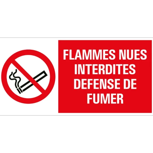 Pickup Pictogram interdit de feu 15 x 30 cm
