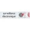 Pickup Pictogram magasin surveillance aluminium 16,5 x 4,4 cm