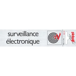 Pickup Pictogram magasin surveillance aluminium 16,5 x 4,4 cm