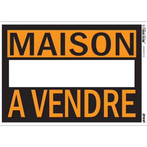 Pickup Pictogram maison à vendre 23 x 33 cm