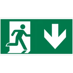 Pickup Pictogram naar beneden 15 x 30 cm