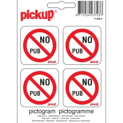 Pickup Pictogram no pub 10 x 10 cm