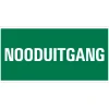 Pickup Pictogram nooduitgang 15 x 30 cm