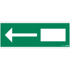 Pickup Pictogram nooduitgang 33 x 12 cm
