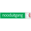 Pickup Pictogram nooduitgang aluminium 6,5 x 4,4 cm