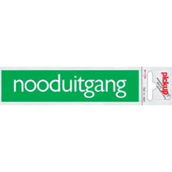 Pickup Pictogram nooduitgang aluminium 6,5 x 4,4 cm