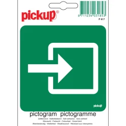 Pickup Pictogram normale ingang 10 x 10 cm