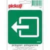 Pickup Pictogram normale uitgang 10 x 10 cm