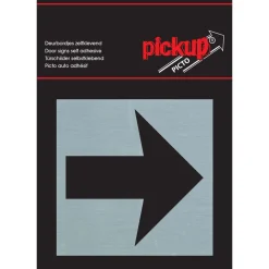Pickup Pictogram pijl aluminium