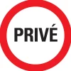 Pickup Pictogram privé  Ø30 cm