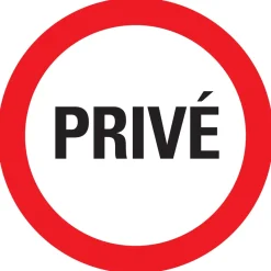 Pickup Pictogram privé  Ø30 cm