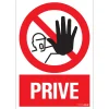 Pickup Pictogram privé 23 x 33 cm