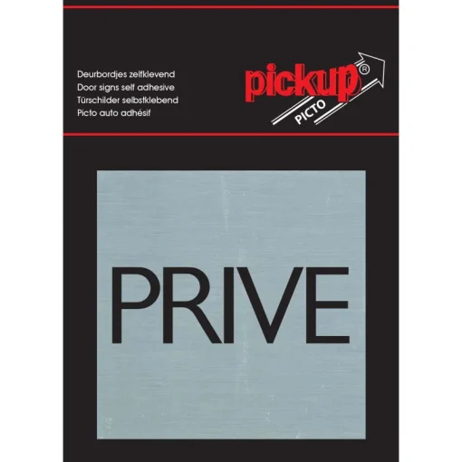 Pickup Pictogram privé aluminium