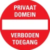 Pickup Pictogram privaat domein Ø 18 cm