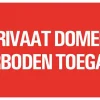 Pickup Pictogram privaat domein 33 x 20 cm