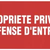 Pickup Pictogram propriété privé 33 x 20 cm