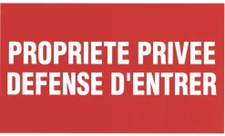 Pickup Pictogram propriété privé 33 x 20 cm