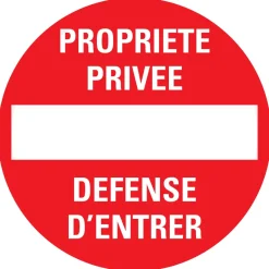 Pickup Pictogram propriété privée Ø 18 cm