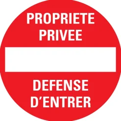Pickup Pictogram propriété privée Ø 30 cm
