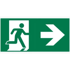 Pickup Pictogram rechtsaf 15 x 30 cm