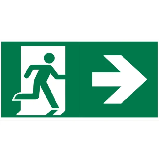 Pickup Pictogram rechtsaf 15 x 30 cm