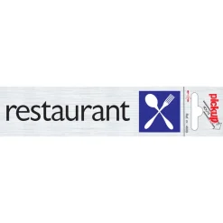 Pickup Pictogram restaurant aluminium 6,5 x 4,4 cm