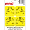 Pickup Pictogram surveillance électronique 4 stuks 10 x 10 cm