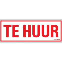 Pickup Pictogram te huur 33 x 12 cm