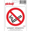 Pickup Pictogram verbod roken 10 x 10 cm