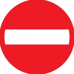 Pickup Pictogram verboden doorgang  Ø 18 cm