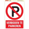 Pickup Pictogram verboden parkeren vinyl 23 x 33 cm