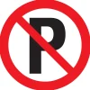 Pickup Pictogram verboden te parkeren Ø 30 cm