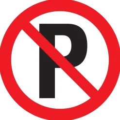 Pickup Pictogram verboden te parkeren Ø 30 cm