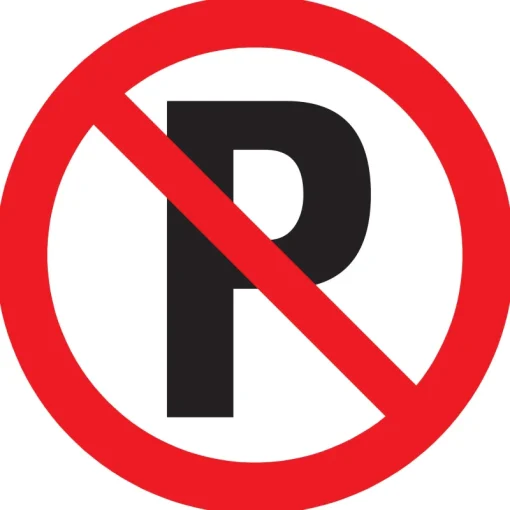 Pickup Pictogram verboden te parkeren Ø 30 cm