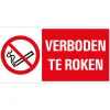 Pickup Pictogram verboden te roken 15 x 30 cm