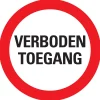 Pickup Pictogram verboden toegang 30 cm