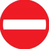 Pickup Pictogram verboden toegang Ø30 cm