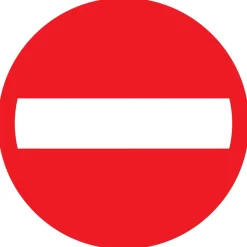 Pickup Pictogram verboden toegang Ø30 cm