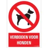 Pickup Pictogram verboden voor honden 23 x 33 cm
