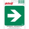 Pickup Pictogram vluchtweg rechts 10 x 10 cm