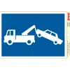 Pickup Pictogram wegsleepregeling vinyl 23 x 33 cm