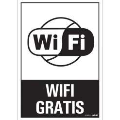 Pickup Pictogram wifi gratis 23 x 33 cm