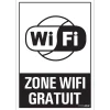 Pickup Pictogram zone wifi gratuit 23 x 33 cm