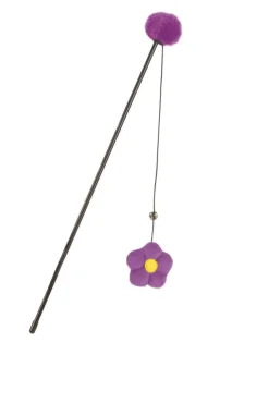 Beeztees Plastic kattenhengel floral 40 cm